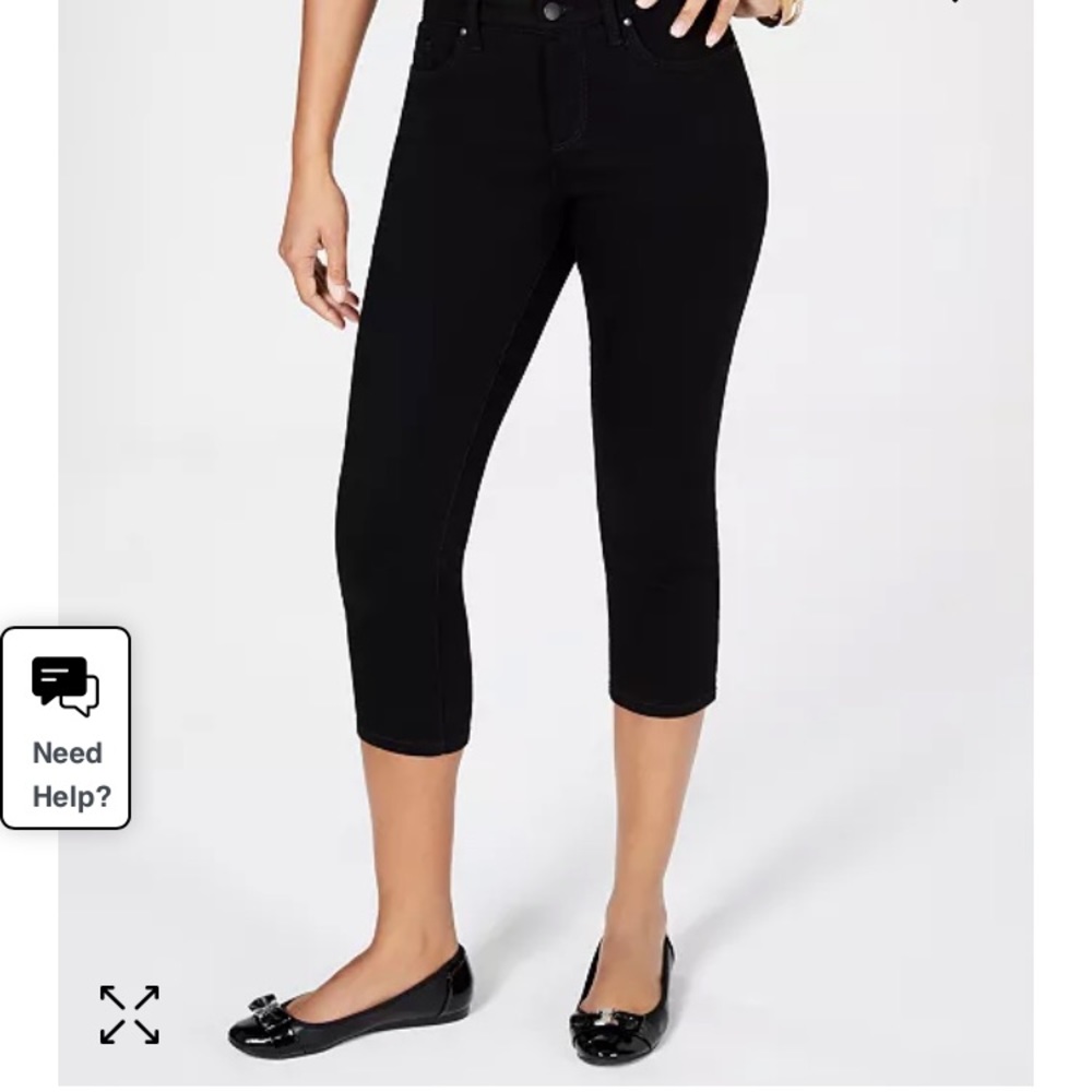 Charter Club Petite Tummy-Control Bristol Capri Jeans